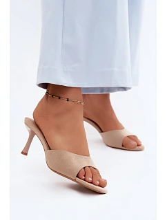 Klapky na podpatku model 227940 Step in style