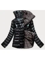 KRÓTKA KURTKA DAMSKA Z  CZARNA model 21242428 - MADE IN ITALY