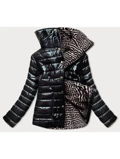 KRÓTKA KURTKA DAMSKA Z  CZARNA model 21242428 - MADE IN ITALY