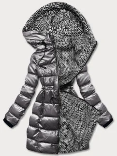 METALICZNA KURTKA DWUSTRONNA DAMSKA model 21244068 - S'WEST
