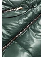 Zelená lesklá vesta s kapucí model 18001613 - S'WEST