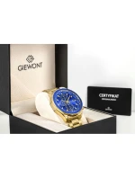Pánské hodinky Giewont Chronograph Sapphire Gold Blue GW7290-B6