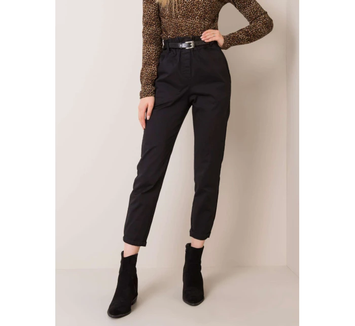 Spodnie DHJ SP model 21817428 czarny - FPrice Spodnie DHJ SP model 21817428 czarny - FPrice