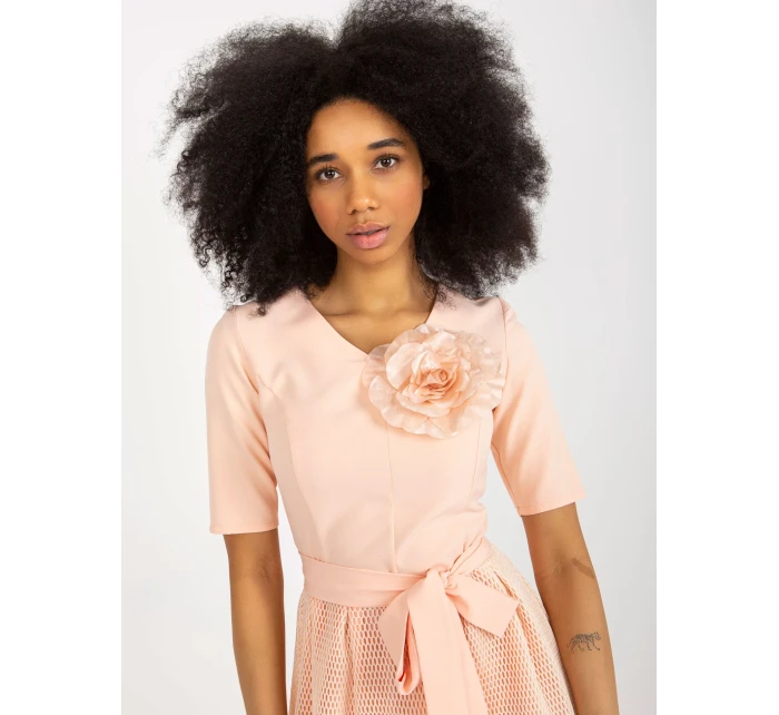 LK SK 506551 šaty.76P broskev