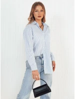 Dámská pruhovaná košile SEMENA bílá FashionStreet DY0414