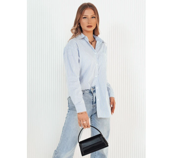 Dámská pruhovaná košile SEMENA bílá FashionStreet DY0414