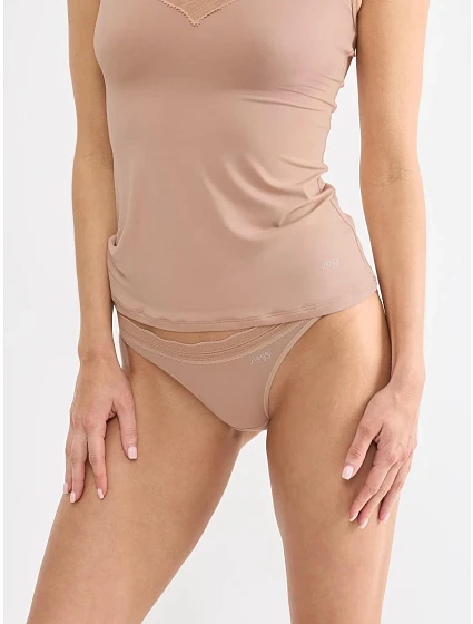 Dámské kalhotky GO Blush Mini 2P Cameo Brown hnědé - SLOGGI