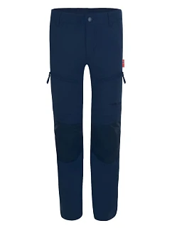 Dětské kalhoty se zipem Slim Fit námořnická modrá model 22192656 - Trollkids