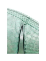 ZAHRADNÍ TUNEL 200x200x200 cm PE KONSTRUKCE ZELENÁ OCEL