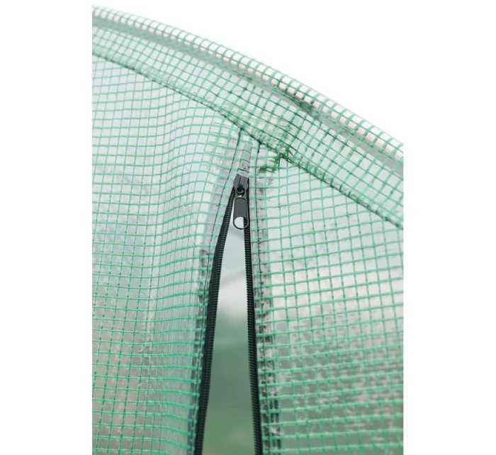 ZAHRADNÍ TUNEL 200x200x200 cm PE KONSTRUKCE ZELENÁ OCEL