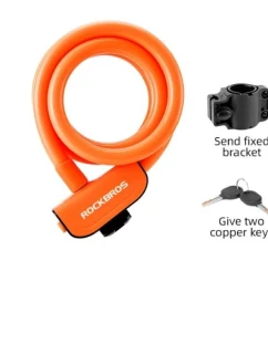 Zámek na kolo  m oranžový model 21852386 - Rockbros