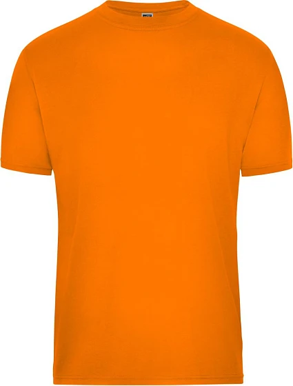 Daiber JN 1808 Pánské pracovní tričko z bio bavlny - Solid 02.1808 orange