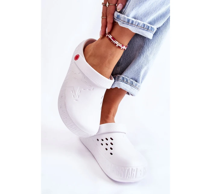 Dámské světlé pantofle Big Star model 21593824 Bíle - Big Star Shoes