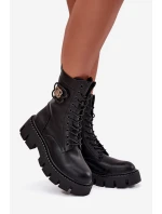 Zateplené workery dámské s ozdobou Černé model 21708949 - Boto Zateplené workery dámské s ozdobou Černé model 21708949 - Boto