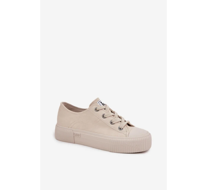 Dámské tenisky na platformě LEE ISLA C WOMEN LOW 50253001.35E Béžové