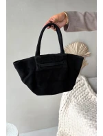 Kožená semišová kabelka Černá model 21728385 - Boto Kožená semišová kabelka Černá model 21728385 - Boto