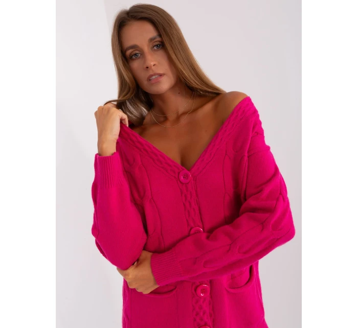 Sweter AT SW model 18895632 fuksjowy - FPrice