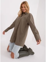 Koszula BA KS model 19561071 khaki - FPrice Koszula BA KS model 19561071 khaki - FPrice