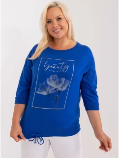 Bluzka RV BZ model 21370610 kobaltowy - FPrice