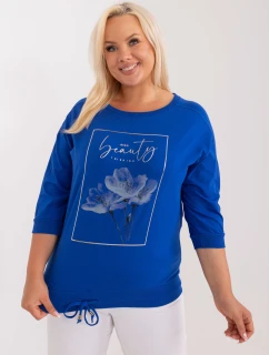 Bluzka RV BZ model 21370610 kobaltowy - FPrice