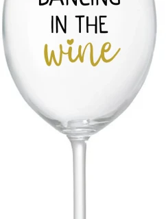 DANCING IN THE WINE - priehľadný pohár na víno 350 ml