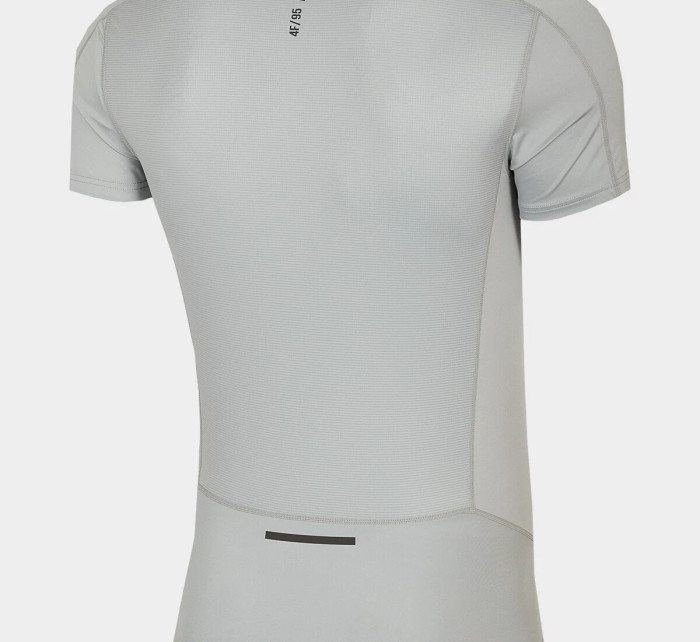 Pánské běžecké tričko H4L21-TSMF010-25S šedé - 4F