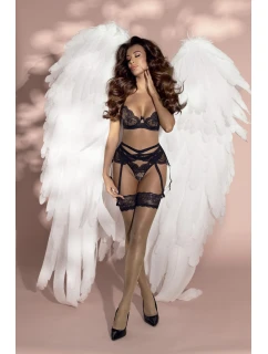 Dámský podvazkový pás V-10712 Černá - Axami