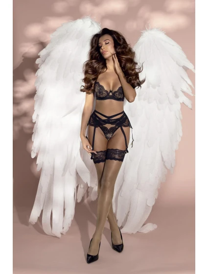 Dámský podvazkový pás V-10712 Černá - Axami Dámský podvazkový pás V-10712 Černá - Axami