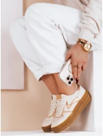 Dámské sportovní tenisky SPARKSOLO beige FashionStreet ZY0638