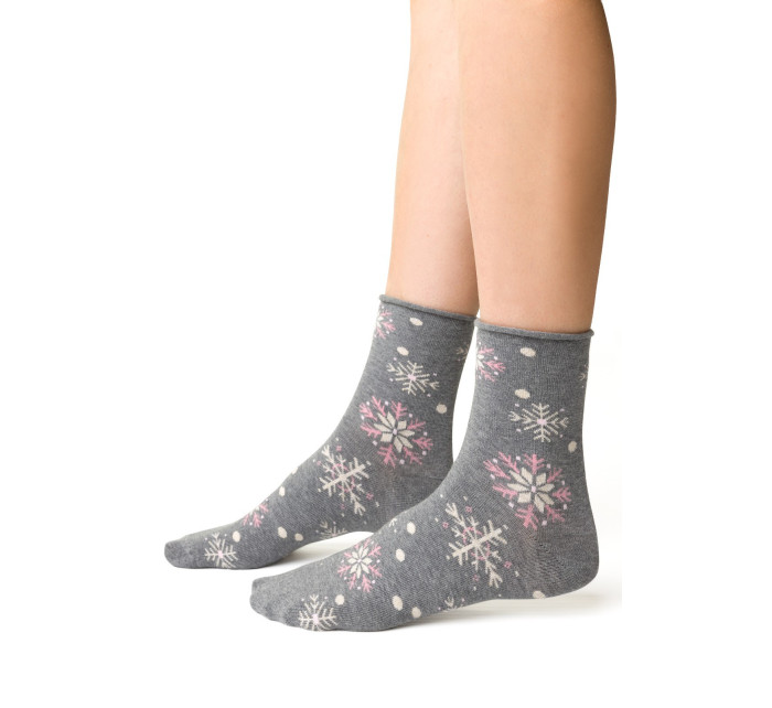 Dámské zimní netlačící ponožky model 18860322 Vzor 3540 - Steven