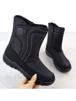 Dámské ploché zateplené sněhule černé model 21906490 - Potocki