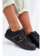 Dámské perforované tenisky Big Star TT274290 Černé