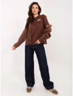 T shirt model 21798160 ciemny brązowy - FPrice T shirt model 21798160 ciemny brązowy - FPrice