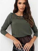 Blůza D73760M11015AVEN v barvě khaki