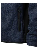 Casual softshellová bunda pánská knit blue Casual softshellová bunda pánská knit blue