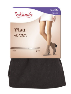 Dámské punčochové kalhoty MATT 40 DEN - BELLINDA - černé