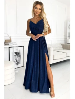 Dámské elegantní šaty model 20849713 tmavě modré - numoco