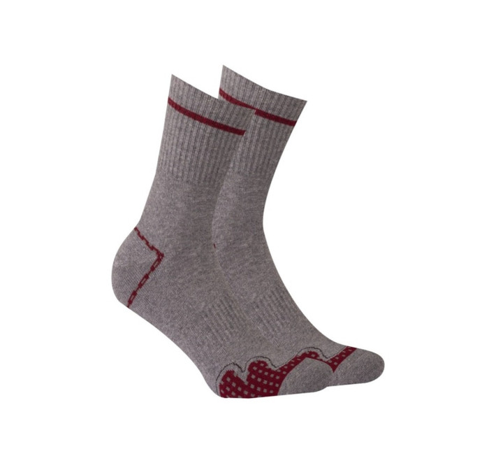Krátké pánské/chlapecké vzorované froté ponožky SPORTIVE - AG+
