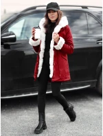 Dámská zimní bunda ARCTIC červená FashionStreet TY5404