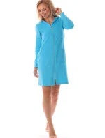 Dámský župan Bari s kapucí 3864 blue atoll - Vestis