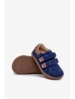 Kožené Dětské Polobotky Barefoot S  Tmavě Modré model 21958949 - Bartek S.A.