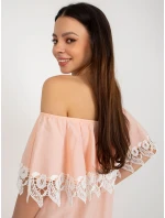 Sukienka LK SK 506987.04X brzoskwiniowy Sukienka LK SK 506987.04X brzoskwiniowy