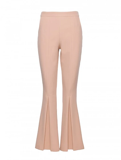 model 21295978 Kalhoty s rozšířenými nohavicemi béžové - Moe