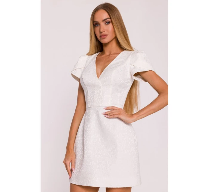 mini šaty krémové model 21296169 - Moe