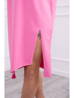 Oversize šaty světle růžové