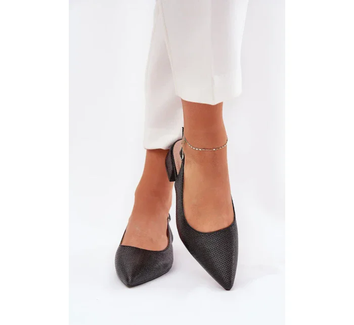 Sandály na podpatku model 209432 Step in style Sandály na podpatku model 209432 Step in style