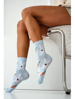 Milena ponožky 0200-218 Králíci a mrkev 37-41