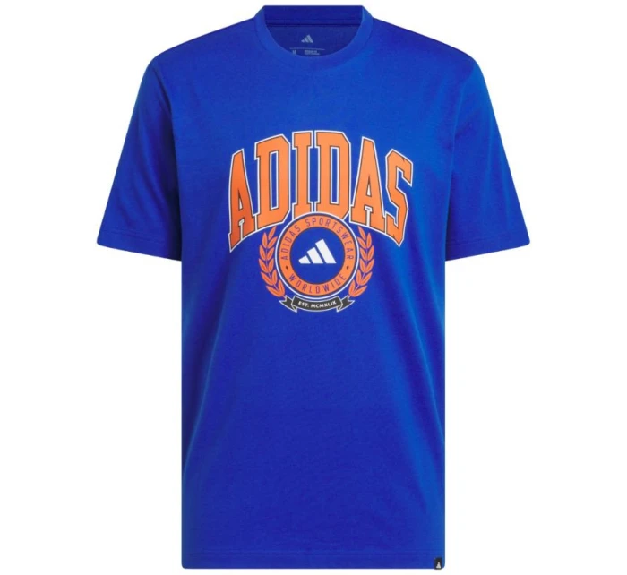 Pánské tričko adidas Varsity Crest modré JN2515 pánské Pánské tričko adidas Varsity Crest modré JN2515 pánské