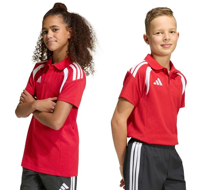 Dětské tričko Tiro 26 League Polo červené KF3408