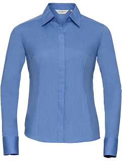 Russell Athletic 924F Popelínová halenka s dlouhým rukávem 11.924F corporate blue